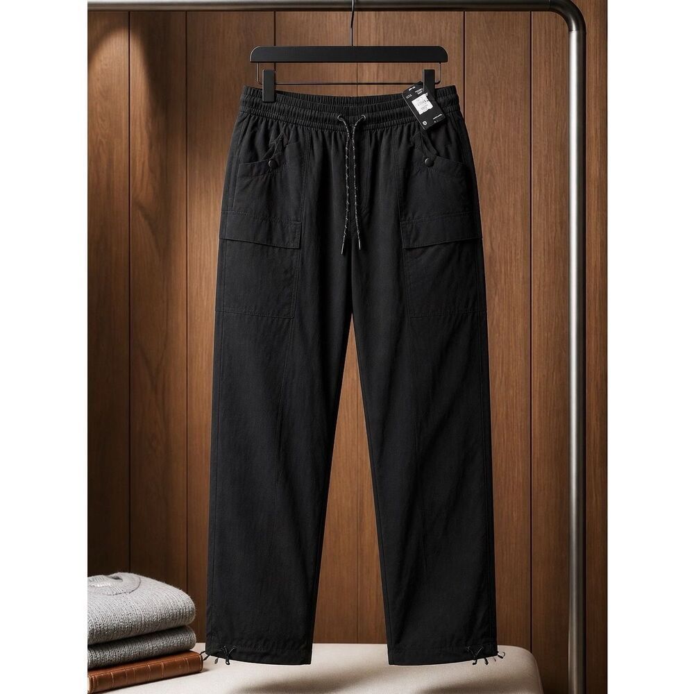 Black Nylon Joggers by AVIA Size L
